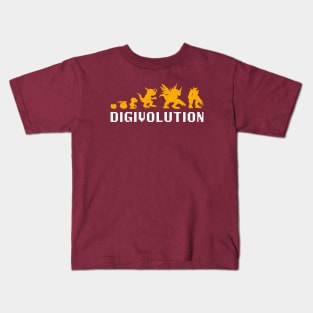 Agumon Digivolution Kids T-Shirt